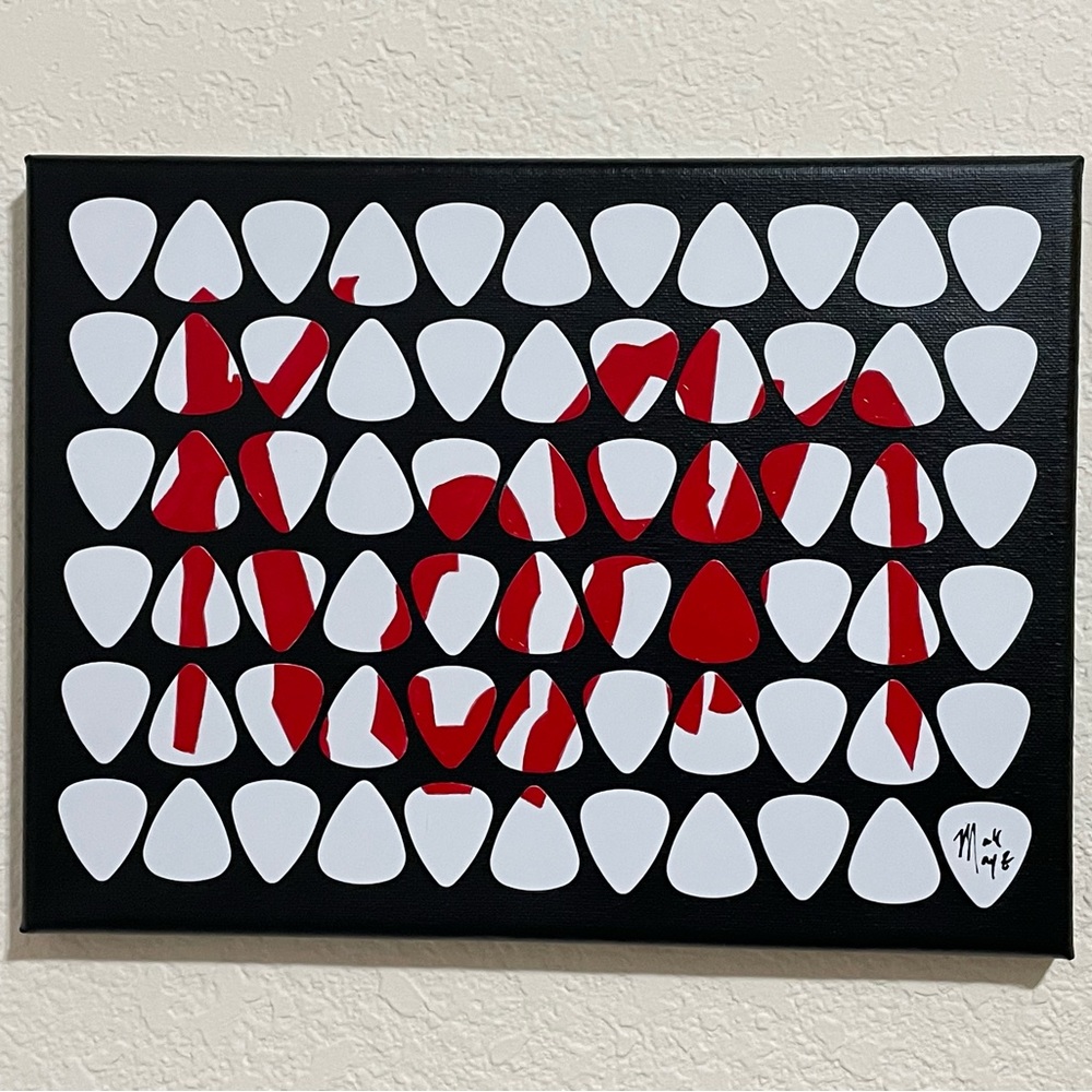 Original Korn Guitar Pick Artwork